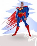 Superman Vector eps