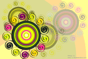 Swirl & Circle Background
