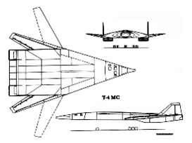 T4MS-200 supersonic bomber