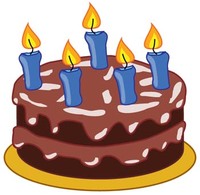 Tart birthday cake 1