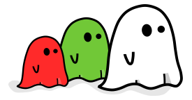 Three colored ghost