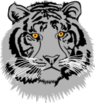 Tiger Head Vector Clip Art