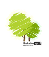 Tree Icon .illustration vector .eps10