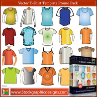 Tâ€“Shirt Template Free Vector Pack