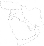 Turkey Geography Map Israel Jordan United Arab Palestine Emirates Yemen Iraq Arabia Iran Oman Lebanon ...