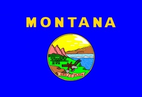 Us Montana Flag clip art