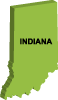 Vector Map Of Indiana