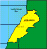 Vector Map Of Lebanon