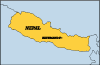 Vector Map Of Nepal