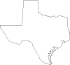 Vector Map Of Texas