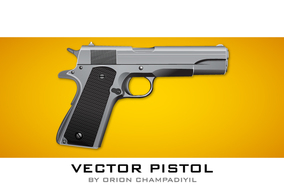 Vector Pistol Icon