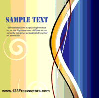 Wavy Page Layout Vector