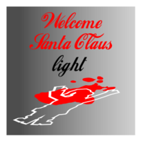 Welcome Santa Claus Light