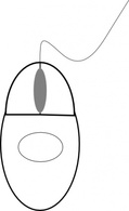 Wired Mouse clip art